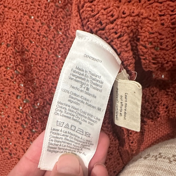 Madewell Terracotta Knit Top - Picture 6 of 6